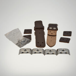 Leather bonnet straps