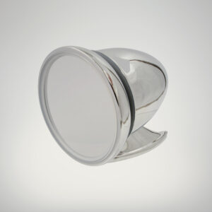 Highly Polished Chrome Bullet Mirror Flat