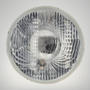 Autopal x Pride 7" (178mm) Headlamp, H4, LHD, With Pilot, Flat Glass