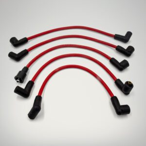 Ignition Lead Set (Red Silicone)